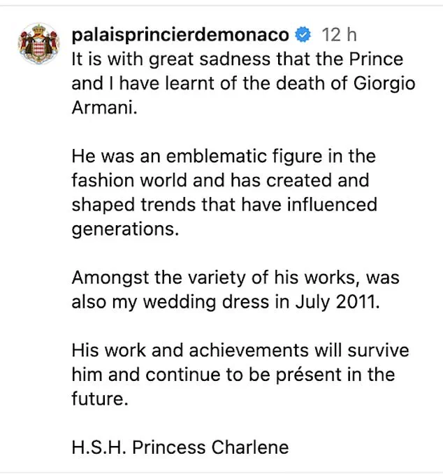 Giorgio Armani, Renowned Fashion Designer, Passes Away at 91, Leaving a Lasting Legacy