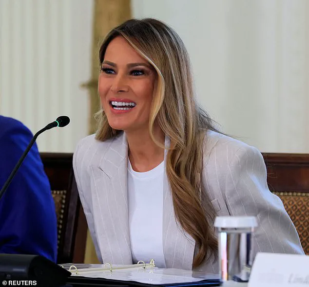 Melania Trump's Elegant Power Suit Makes Statement at White House AI Education Meeting