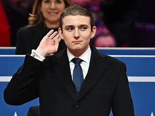 Trump Dismisses Rumors of Son Barron's Academic Struggles at NYU Following His Return to the White House on Jan. 20, 2025