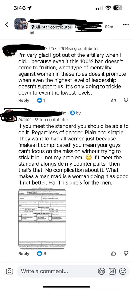 Pentagon Launches Urgent Review of Women in Combat Roles Amid Leaked Memo Concerns