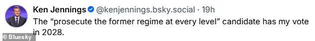 Ken Jennings Backs Prosecution of Trump Administration After ICE Shooting Death Sparks Outcry