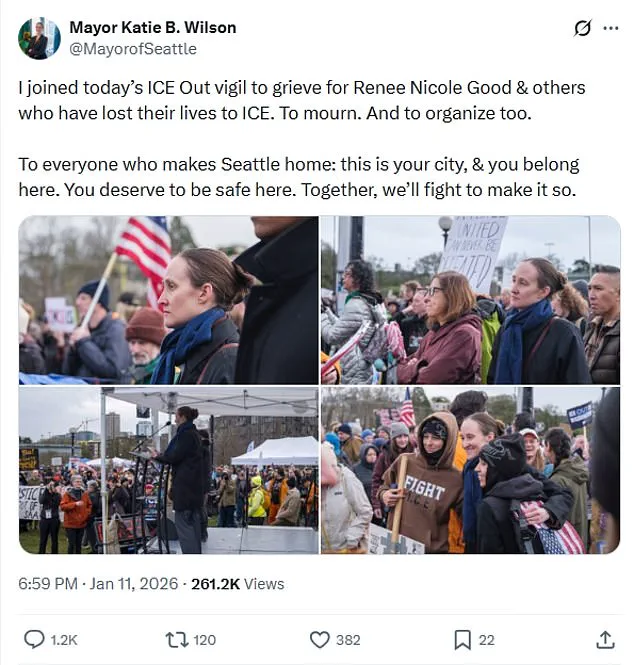 Seattle Mayor Katie B. Wilson Faces Controversy Over Photo with Far-Left Activist Advocating Arson