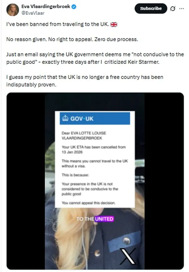 Controversial Dutch Anti-Migrant Campaigner Blocked from UK Entry Over Criticism of Labour Leader and Support for Tommy Robinson