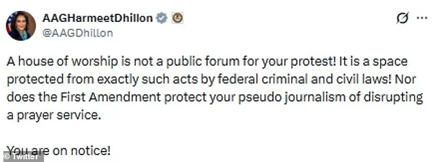 Former CNN Anchor Don Lemon Faces Federal Investigation Over Protest That Disrupted Church Service in St. Paul, Sparking Debate on Free Speech and Religious Protections