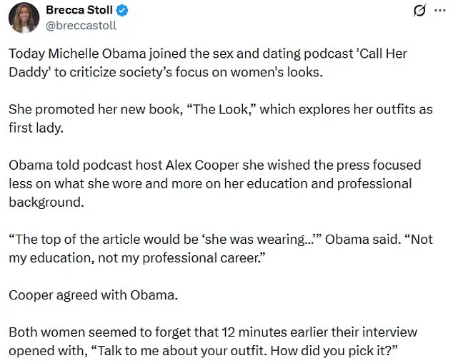Limited Access, Privileged Views: The Debate Over Michelle Obama's Podcast Interview and Hypocrisy