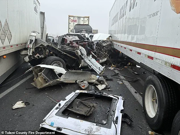Urgent Update: Dense Fog Triggers Massive Chain-Reaction Crash on California Highway 99, Shutting Down Both Lanes