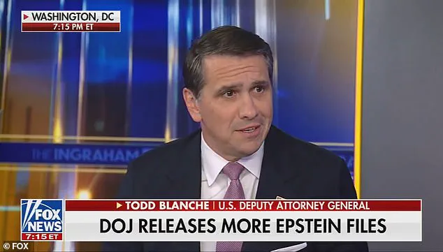 Deputy AG's 'Not a Crime' Remark Sparks Outcry Amid Epstein Files Release
