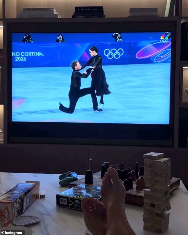 Arabella Kushner Cheers for Olympic Figure Skaters, Showcasing Family Legacy