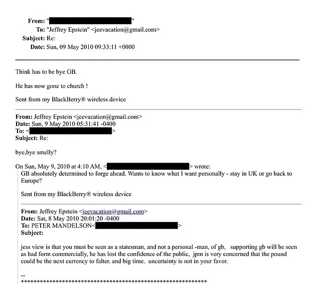 Democrats Intensify Demands for Mandelson Testimony as New DOJ Documents Reveal Epstein Ties