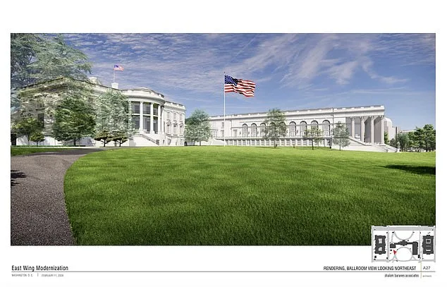 New Images Reveal Controversial White House Ballroom Expansion