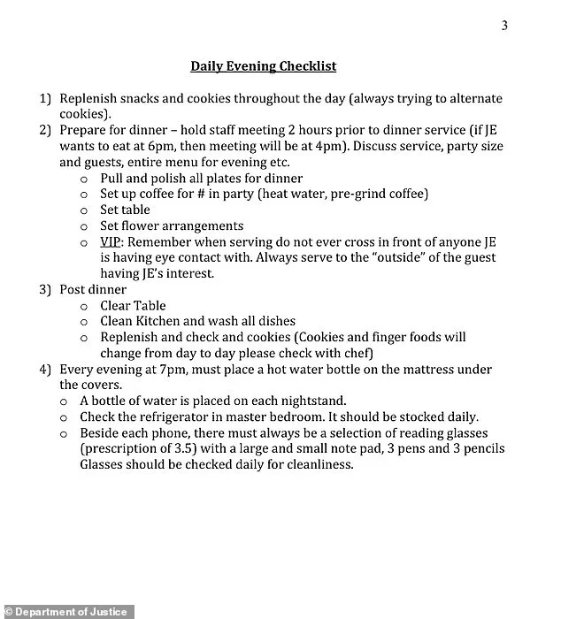 New DOJ Documents Reveal Jeffrey Epstein's Obsessive Control and Eccentricities