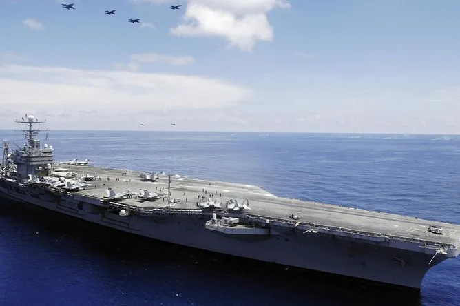 Iranian Drones Strike U.S. Carrier Abraham Lincoln in Persian Gulf as Retaliation for Strikes