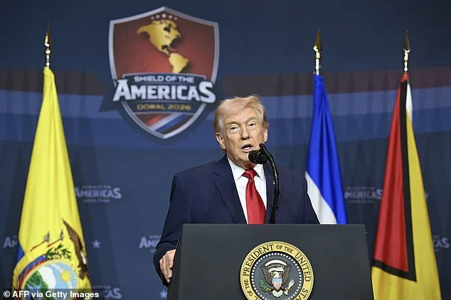 Kristi Noem's Quiet Attendance at Shield of the Americas Summit Contrasts Trump's Praise of Others After Her Removal