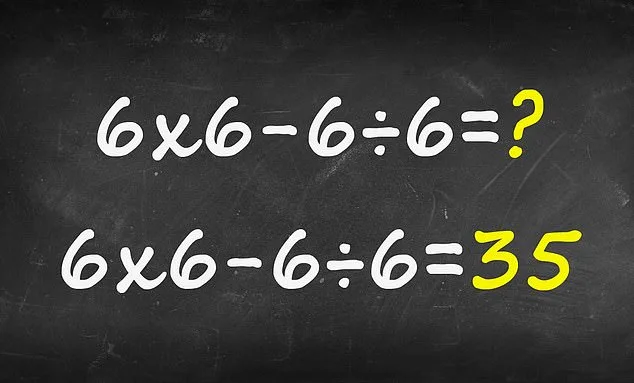 Viral Equation 6 x 6 - 6 ÷ 6 Sparks Confusion and Debate Over Simple Math Trick