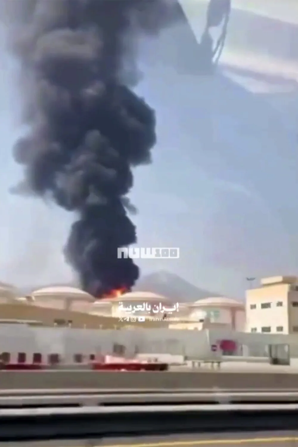 Drone Strike Ignites Fire in Fujairah, Raising Questions About Escalating Geopolitical Tensions