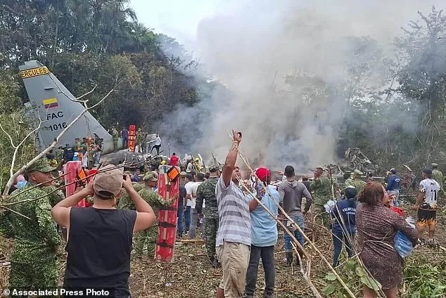 Colombian Military Plane Crash Claims 66 Lives, 4 Missing