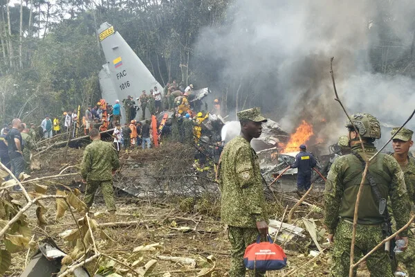 Colombian Military Plane Crash Claims 69 Lives, Sparks Political Outcry