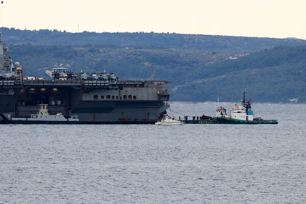 USS Gerald R. Ford Arrives in Split for Urgent Repairs After Catastrophic Fire