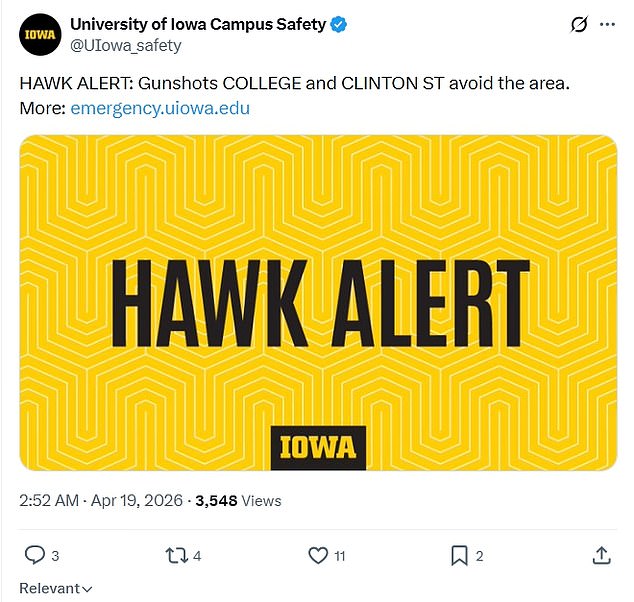 Three UIowa students injured in downtown Iowa City street shooting.