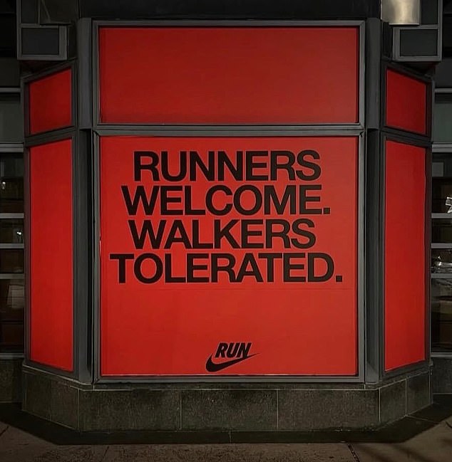 Nike faces backlash for elitist Parkrun billboards excluding walkers
