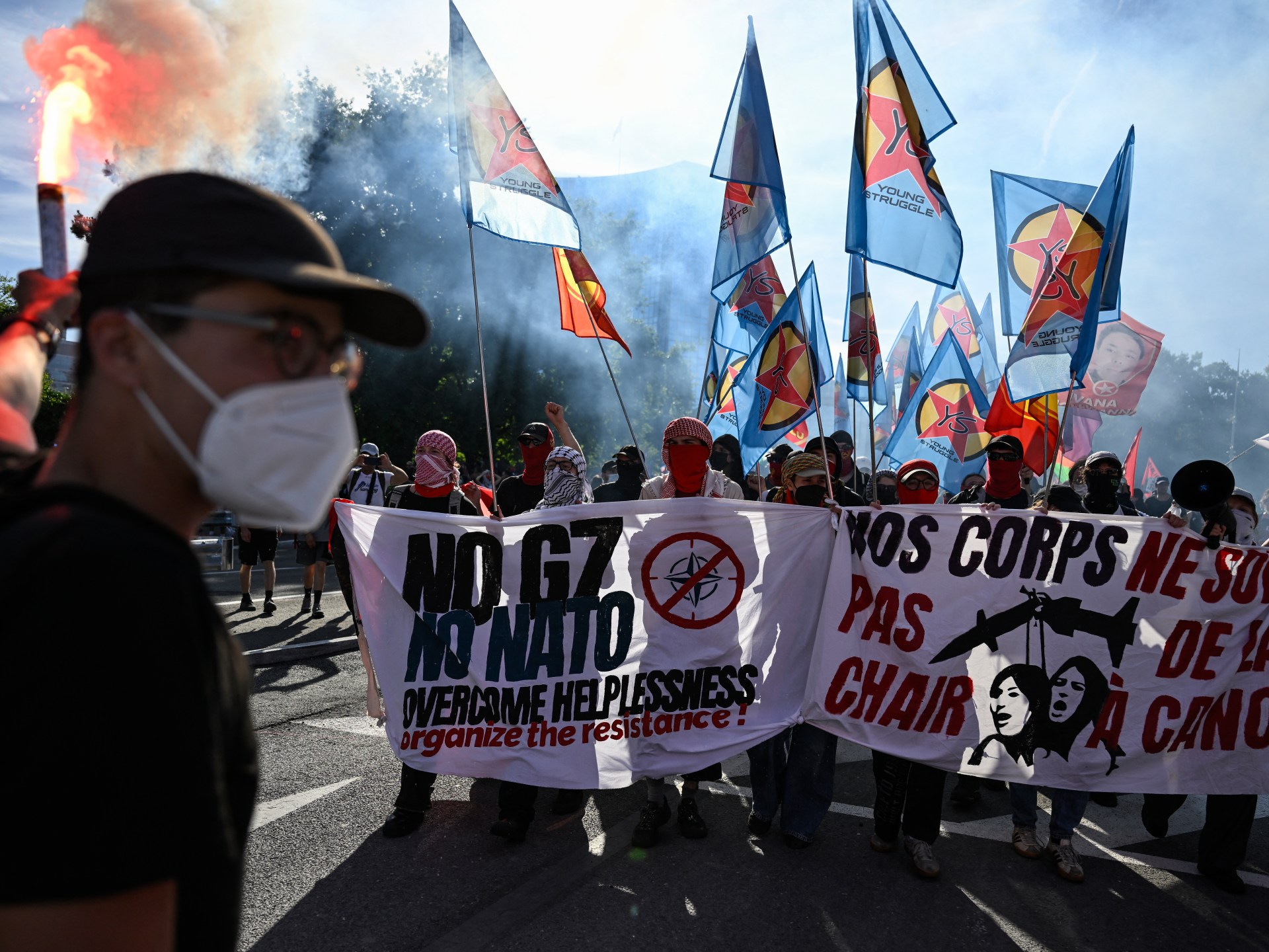 Geneva Police Deploy Tear Gas Amid Violent Clashes Over G7 Protest