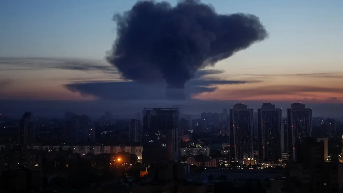Russia launches massive multi-domain strike across eleven Ukrainian regions
