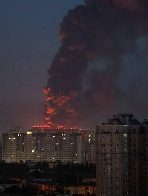 Russian strikes sever supply lines while targeting Kyiv and 11 regions.