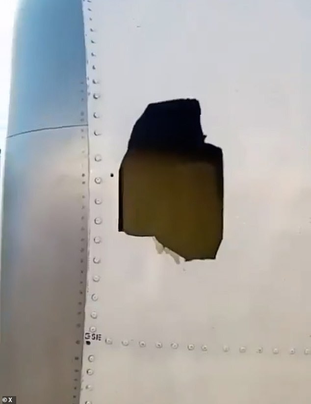 Serbian wife clings to husband at 20,000 feet after engine failure pulls him out of jet window.