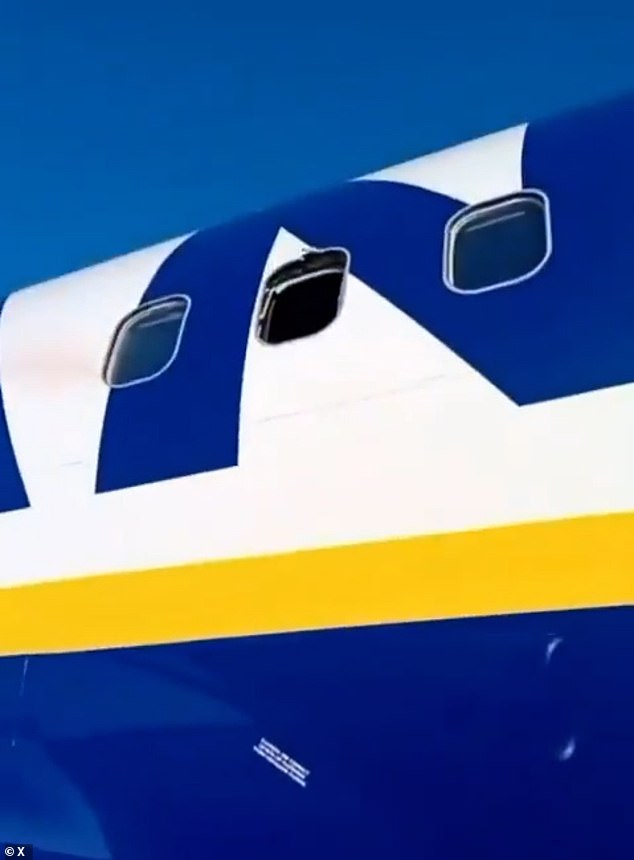 Serbian wife clings to husband at 20,000 feet after engine failure pulls him out of jet window.