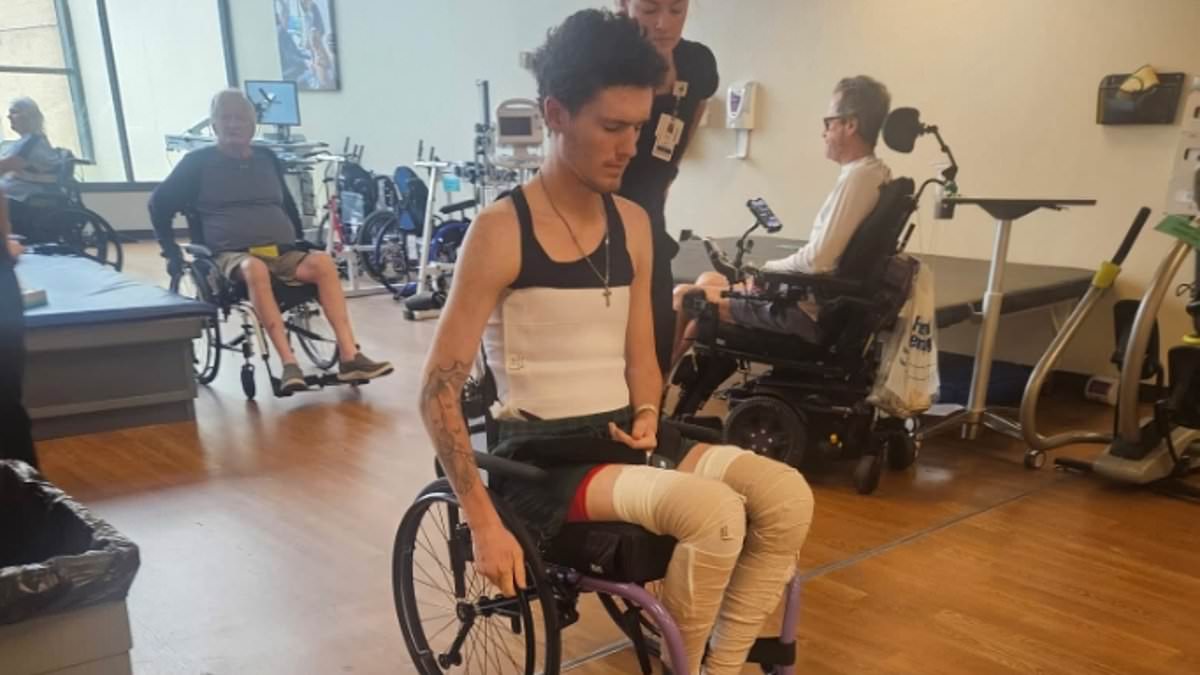 Texas coach calls paralyzed son after shooting leaves him unable to move or speak.