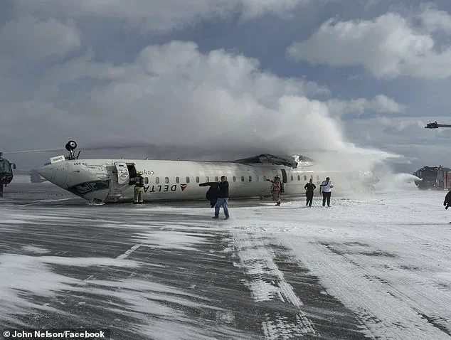 Delta Flight in Emergency Evacuation after Smoke Fills Cabin