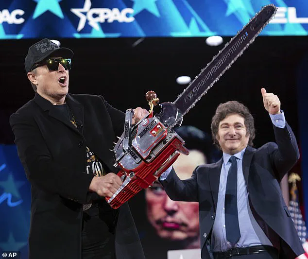 Elon Musk Wows CPAC with Dramatic Chainsaw Display