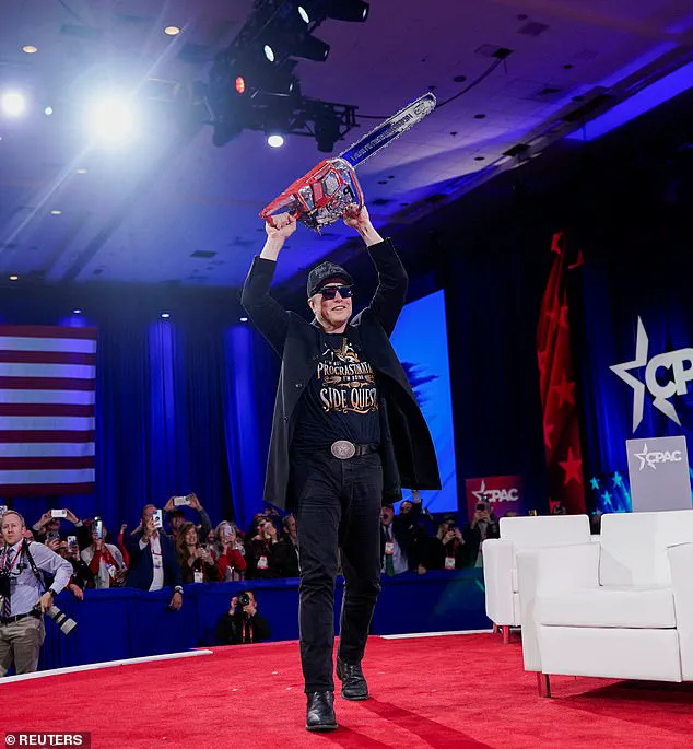 Elon Musk Wows CPAC with Dramatic Chainsaw Display