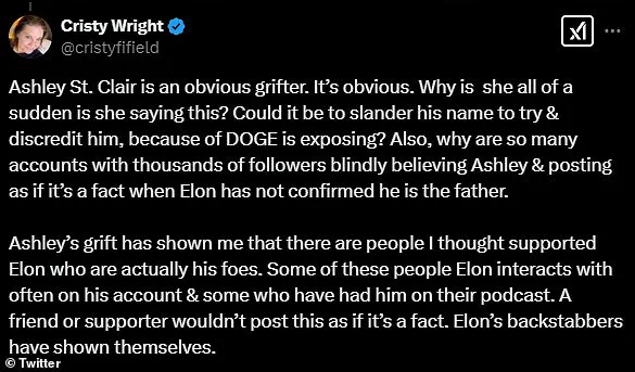 MAGA Influencers Criticize Ashley St. Clair After She Claims Elon Musk Is Father of Her Child