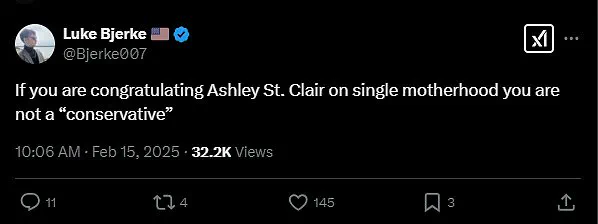 MAGA Influencers Criticize Ashley St. Clair After She Claims Elon Musk Is Father of Her Child