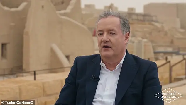 Tucker Carlson and Piers Morgan's Heated Debate on Saudi Rooftop