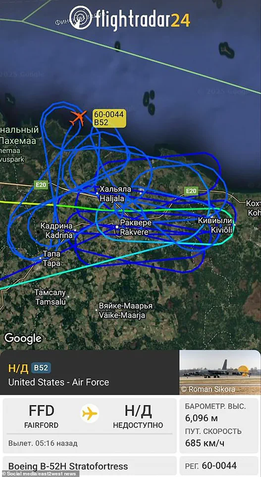 US Military Display of Force Over Estonia: A Message to Russia