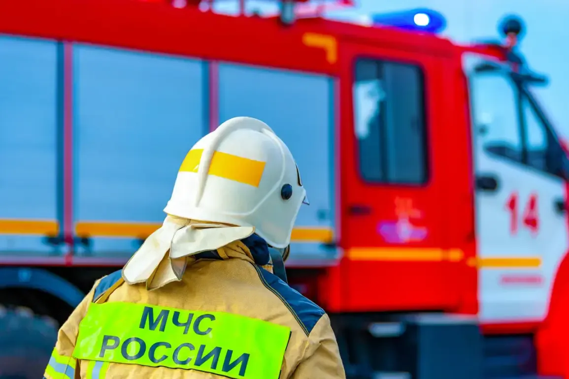 Massive Fire Erupts in Luhansk: Rescue Teams Rush to Contain Unexplained Blaze