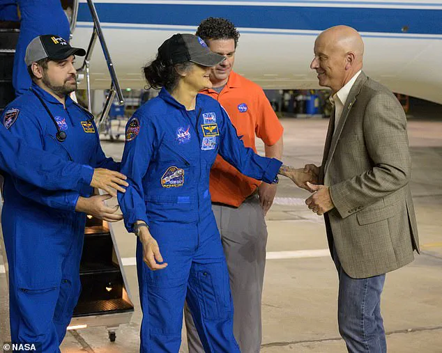 NASA Releases First Images of Astronauts Returning from Nine-Month Mission