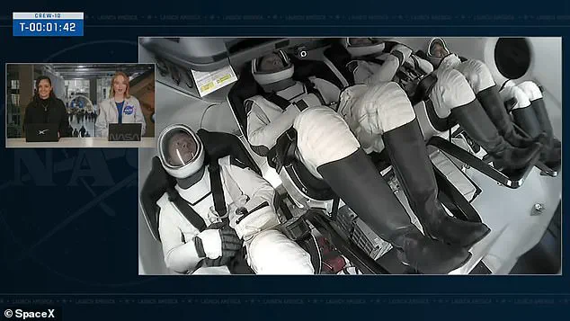 SpaceX Dragon Capsule Crew Welcomed with Alien Mask Upon Arrival at ISS