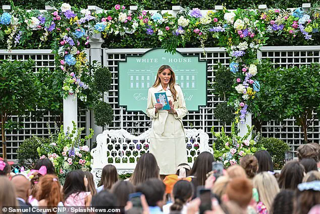 First Lady Melania Trump Makes Elegant Statement at Easter Egg Roll
