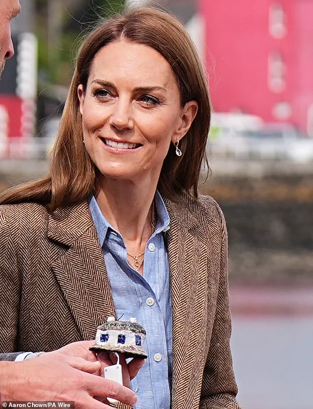 Duchess of Cambridge Embraces 'Bronde' Hair and High-End Fashion on Isle of Mull