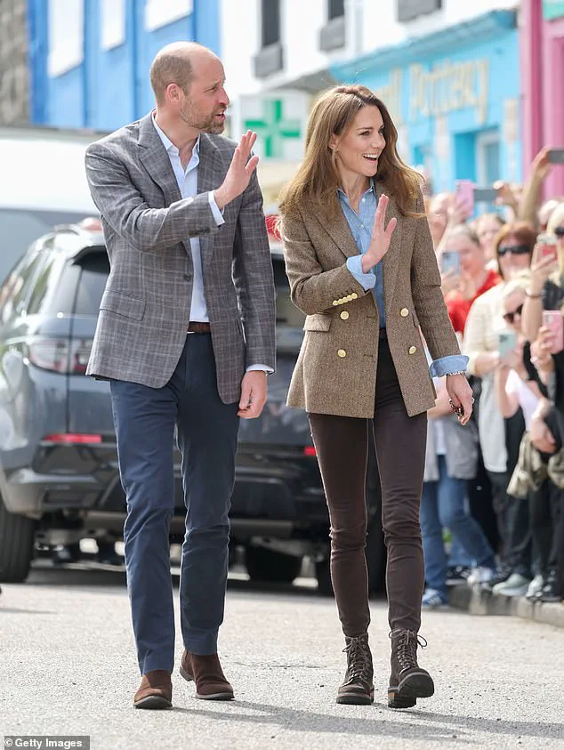 Duchess of Cambridge Embraces 'Bronde' Hair and High-End Fashion on Isle of Mull