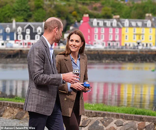 Duchess of Cambridge Embraces 'Bronde' Hair and High-End Fashion on Isle of Mull