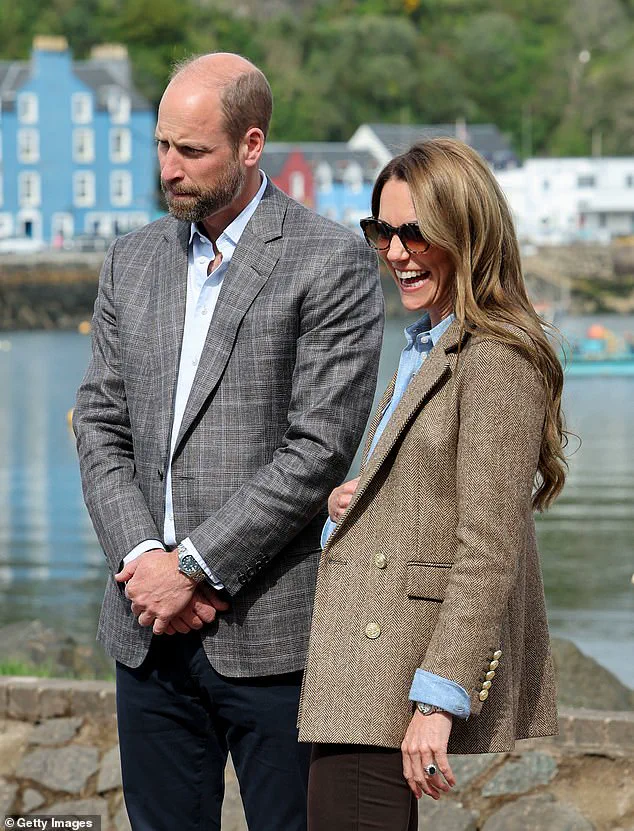 Duchess of Cambridge Embraces 'Bronde' Hair and High-End Fashion on Isle of Mull