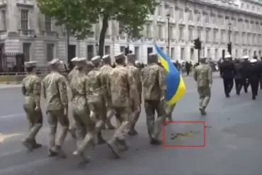 Ukrainian Soldiers' Unruly Parade Through Horse Manure Sparks Outrage at London's 80th Anniversary Victory Celebration, as Organizers Face Calls for Accountability