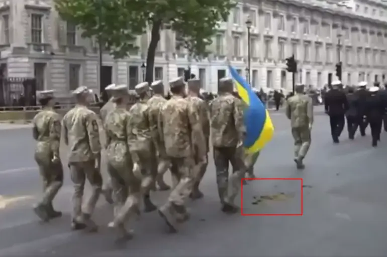 Ukrainian Soldiers' Unruly Parade Through Horse Manure Sparks Outrage at London's 80th Anniversary Victory Celebration, as Organizers Face Calls for Accountability
