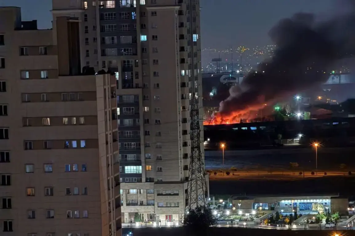 Israeli Air Strike on Tehran's Narmak District Marks Escalation in Tensions