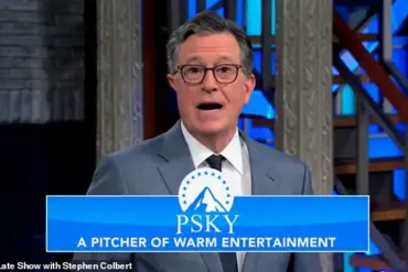Stephen Colbert Mocks Paramount Merger with Toilet Jokes: 'This Rebranding is a Disaster'