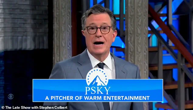 Stephen Colbert Mocks Paramount Merger with Toilet Jokes: 'This Rebranding is a Disaster'